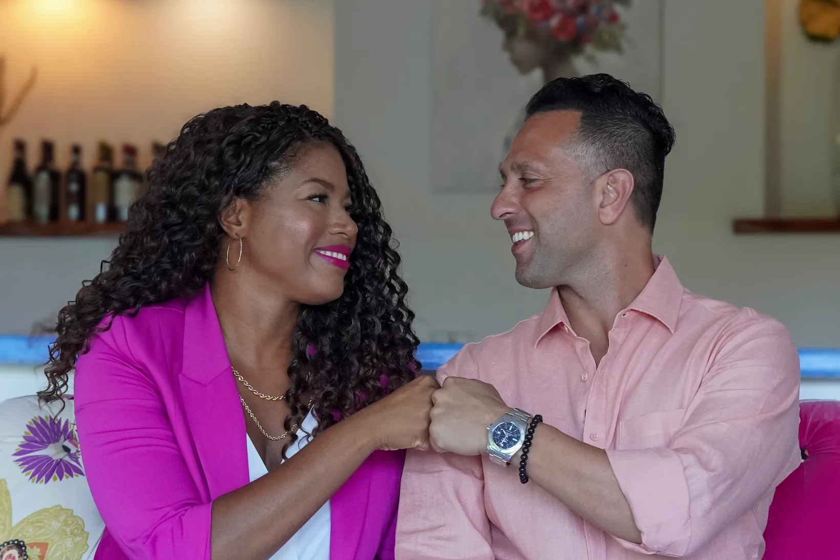 Monique Johnson and Ray Akram of MORA Realty Antigua